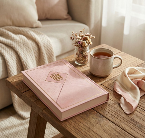 סידור לבת – דוגמת ריבועים בגוון ורוד