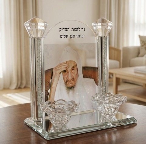 פמוטים קריסטל שבת