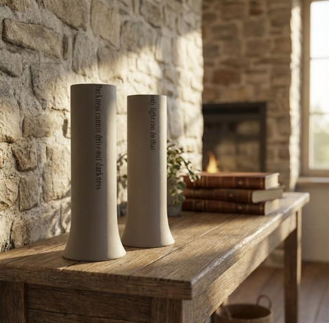 פמוטים מבטון - דגם גבוה