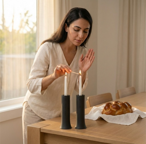 פמוטים מבטון - דגם גבוה