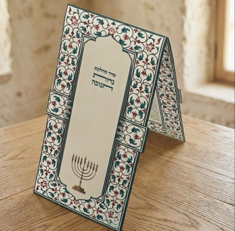 סדר הדלקת נרות לחג חנוכה